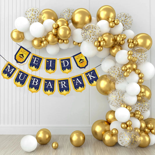 Eid Mubarak Party Balloons decoration Set