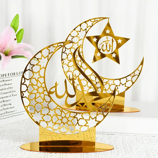 Ramadan and Eid moon Table decorative Ornament