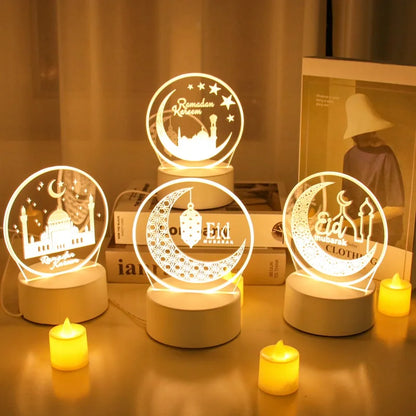 Eid and Ramadan Led Lamp Light Ornament