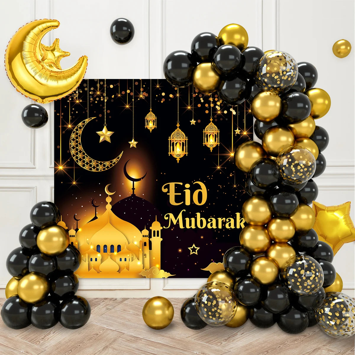 Eid Mubarak Party Balloons decoration Set