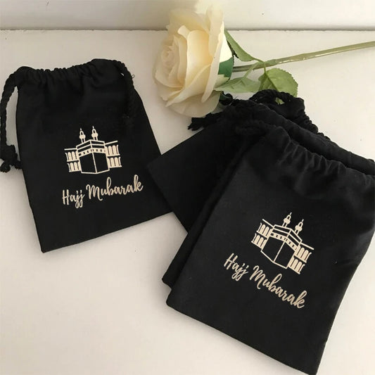 black gift bag Muslim haj Mubarak