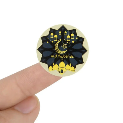 EID Mubarak Stickers Gift Bag Candy Box Seal Labels
