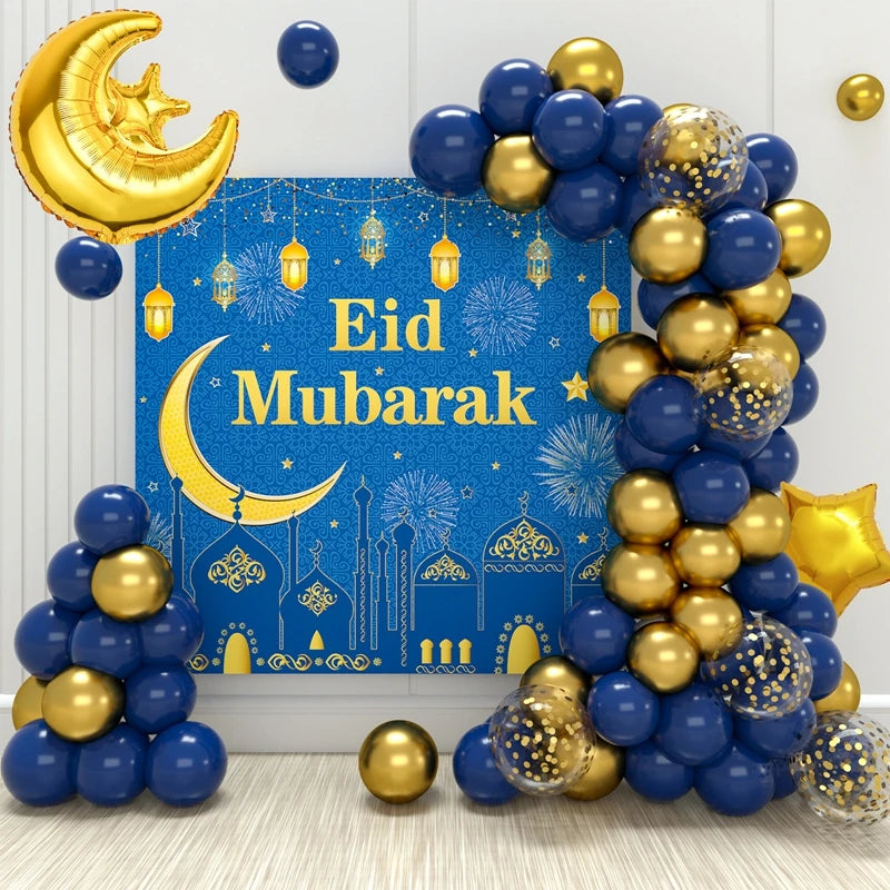 Eid Mubarak Balloon Background Party Package