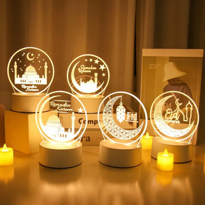 Eid and Ramadan Led Lamp Light Ornament