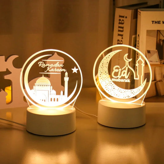 Eid and Ramadan Led Lamp Light Ornament