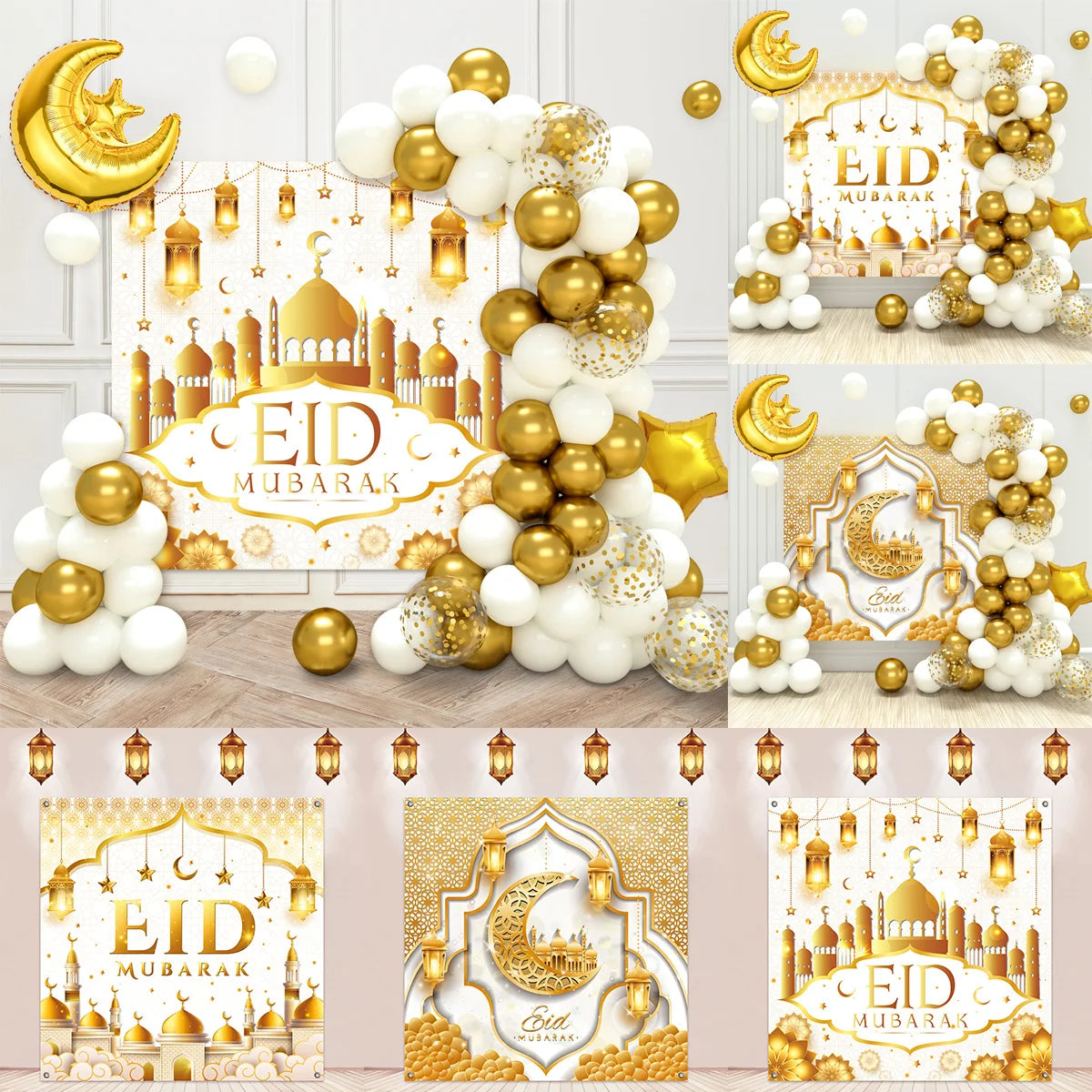 Eid Mubarak Party Balloons decoration Set