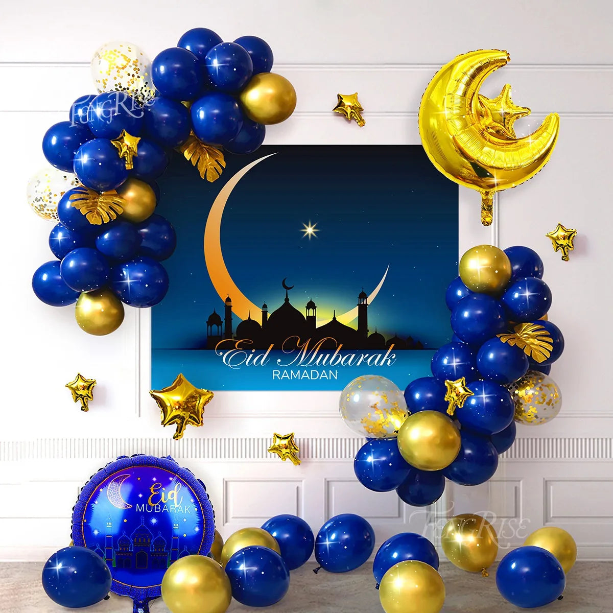 Eid Mubarak Balloon Background Party Package