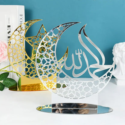 Ramadan and Eid moon Table decorative Ornament