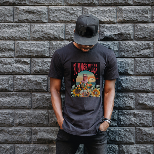 Summer vibes  Unisex Softstyle T-Shirt