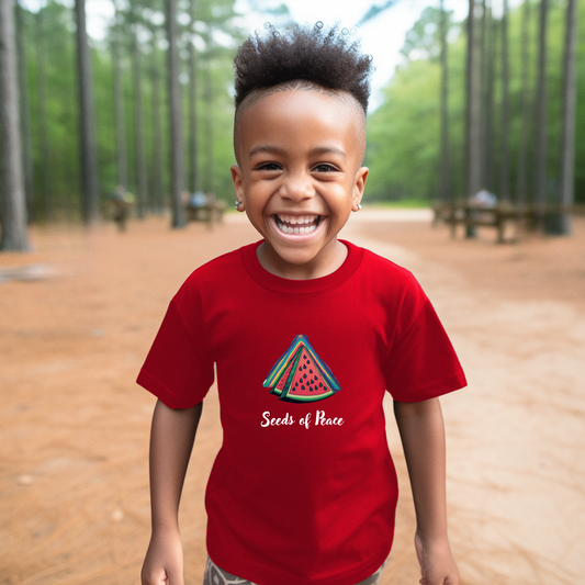 Watermelon Palestine seeds of peace, Palestine flag Heavy Cotton™ Toddler T-shirt 2T-6T